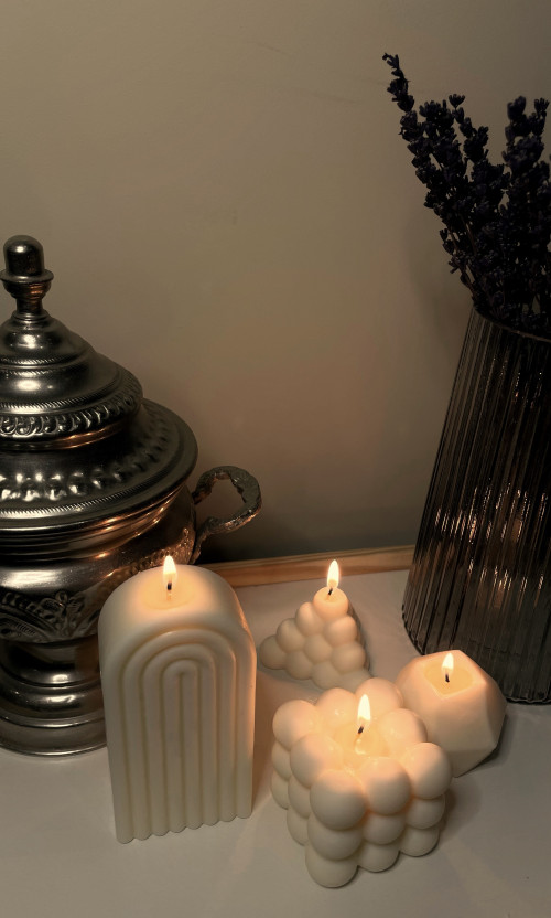Соєві ароматизовані свічки , свічки із вощини фото 2