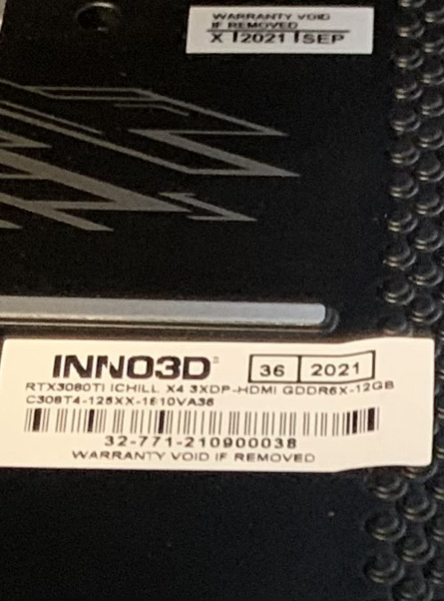 INNO3D GeForce RTX3080 Ti 12Gb GDDR6 X4 фото 2