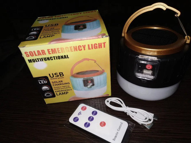 Акумуляторна світлодіодна лампа USB, водонепроникний підвісний ліхтар фото 4