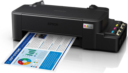 Принтер ink color A4 Epson EcoTank L121 9_4 ppm USB 4 inks, C11CD76414