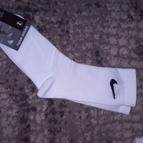 Шкарпетки Nike білі/високі фото 3