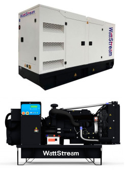 Сучасний дизельний генератор WattStream WS70-WS із підключенням