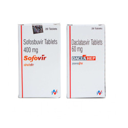 Daclatasvir 60mg+Sofosbuvir 400mg