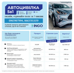 Автоцивілка 5в1.