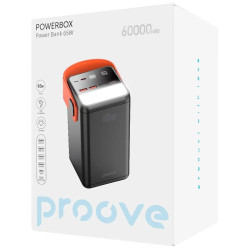 Потужний павербанк Proove Powerbox 60000mAh 65W Black