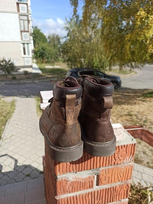 Якісні, комфортні шкіряні черевики Сaterpillar фото 7
