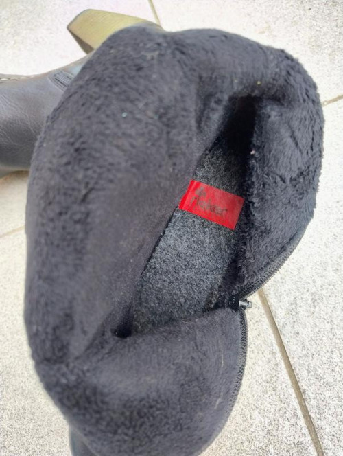 Шкіряні ботильони на утеплювачі Rieker фото 7