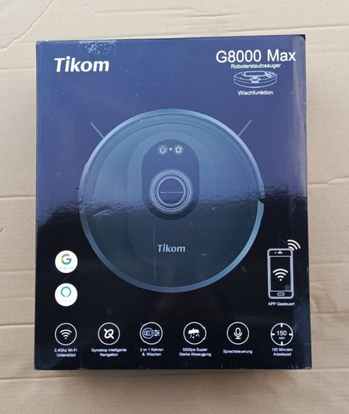 💥 Робот-пилосос Tikom G8000 Max — стан нового, за суперціною! 💥 фото 4