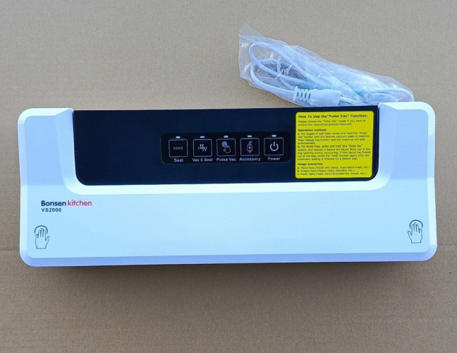 🔥 вакууматор bonsenkitchen — ідеальний для м’яса, сиру, овочів фото 2