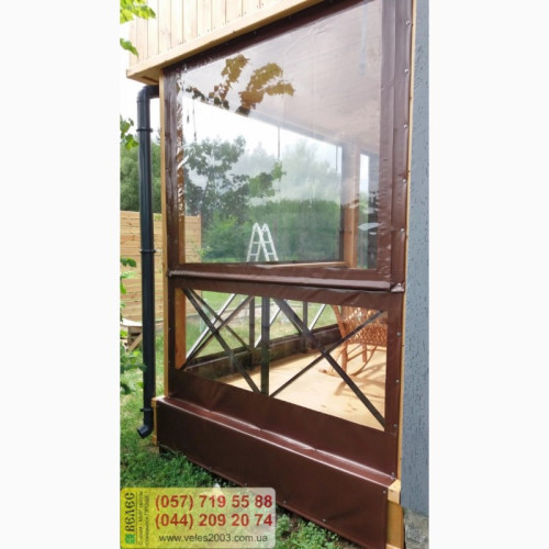 Гибкие окна ПВХ. Мягкие окна на беседку. фото 5