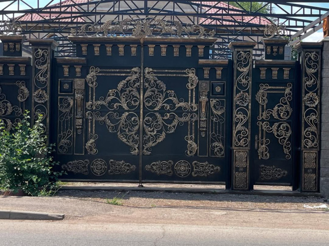 Металлические ворота в Кривом Роге фото 7