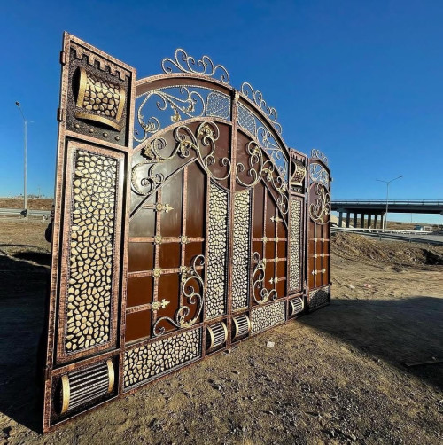 Металлические ворота в Кривом Роге фото 8