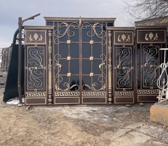 Металлические ворота в Кривом Роге фото 9