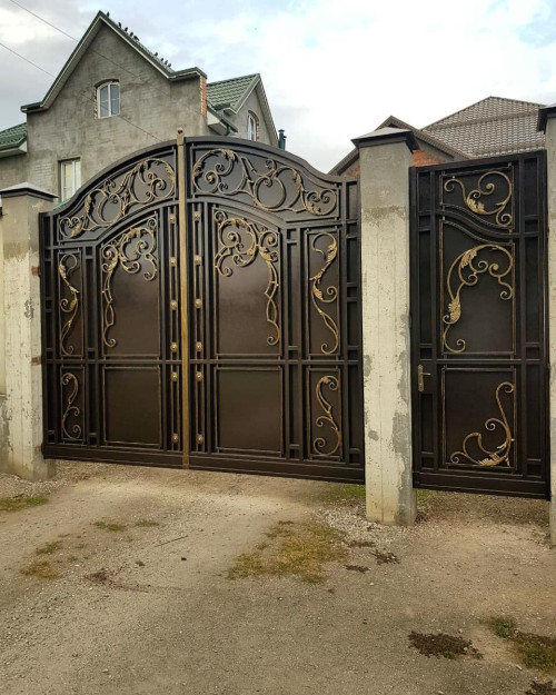 Металлические ворота в Кривом Роге фото 10