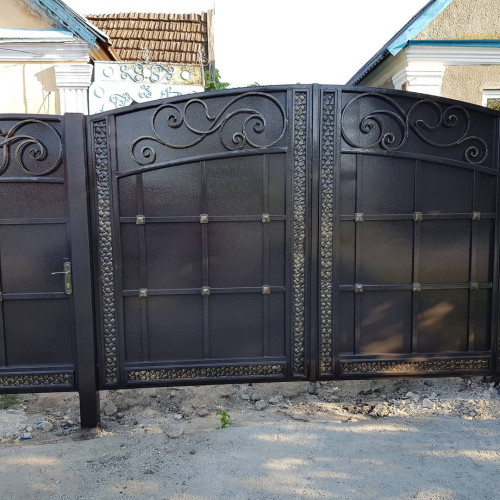 Металлические ворота в Кривом Роге фото 15