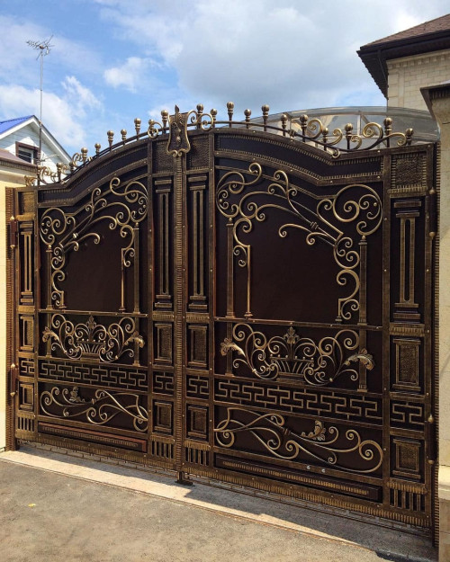 Металлические ворота в Кривом Роге фото 16