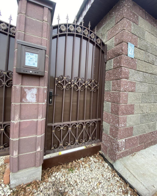 Металлические ворота в Кривом Роге фото 18