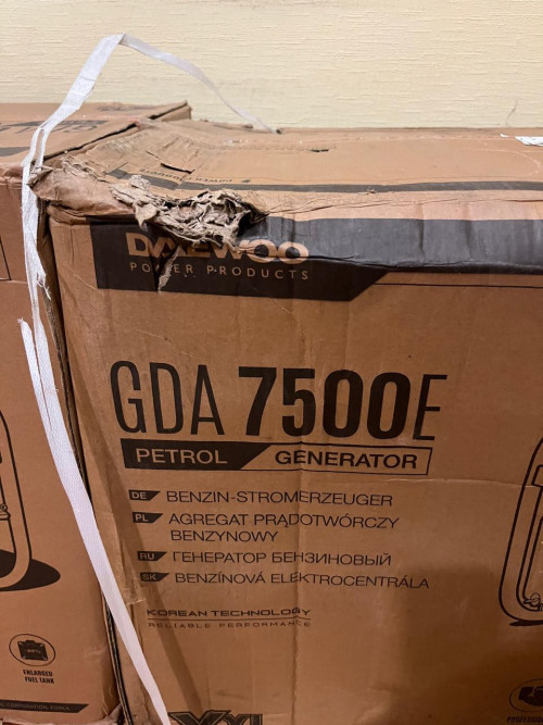 Продам бензиновий генератор DAEWOO GDA 7500E фото 2