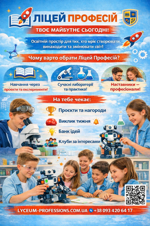 Ліцей Професій для Ваших діток 