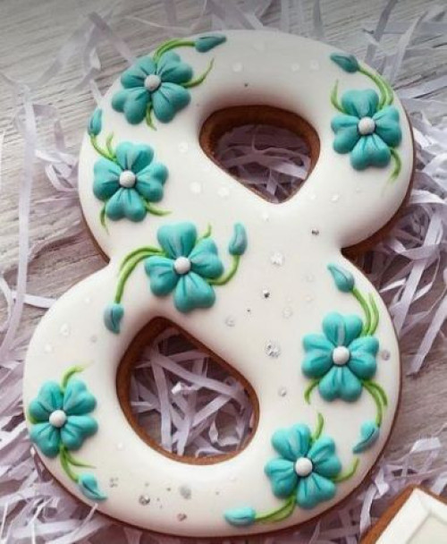 Святкові пряники до 8 Березня 