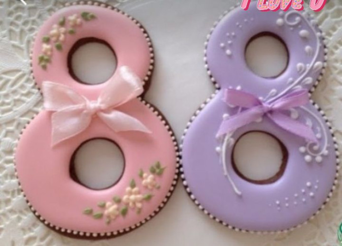 Святкові пряники до 8 Березня фото 3