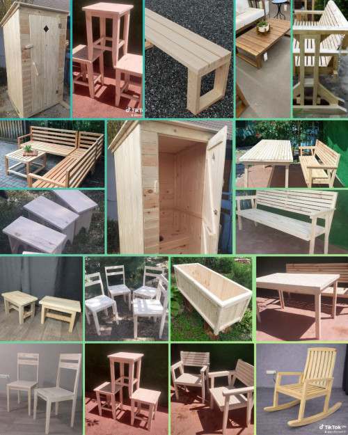 Изготовление садовой мебели 