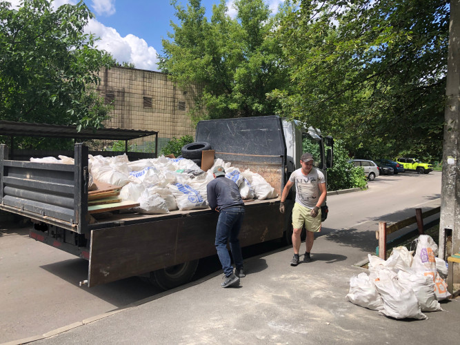 Вивіз Будівельного Садового Сміття Вывоз Строительного Мусора Листя фото 3