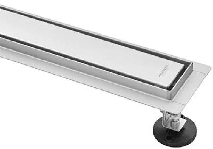 Трап для душа под плитку Kroner нержавеющая сталь фото 3