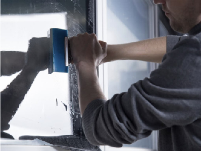 Бронювання вікна бронеплівкою Armolan (США), монтаж оракал фото 2