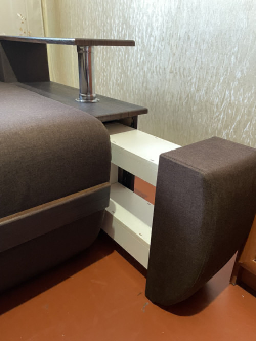 Диван-ліжко Граф кутовий у відмінному стані з баром та просторими відс фото 6