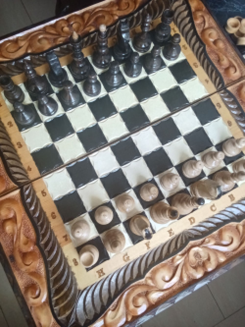 Шахматы 3 в 1 сувенирные , подарочные , интерьерные + Подарок фото 2