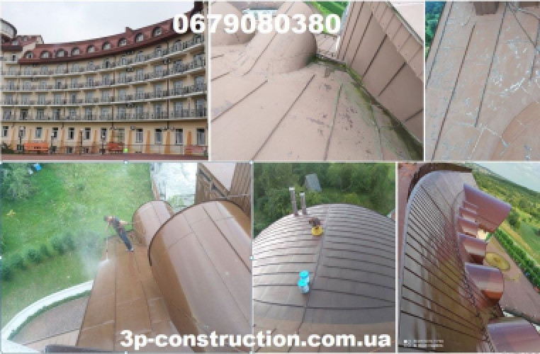 Фарбування дахів, Куполів, Ангарів, Фасадів, Пром.споруд, Львів фото 7