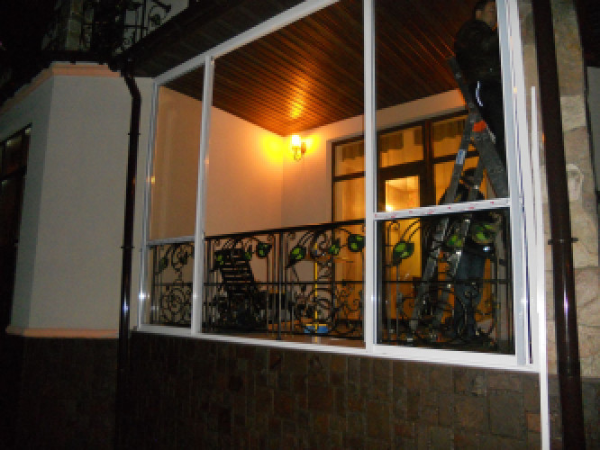 розсувні перегородки, розсувні балкони, тераси фото 12