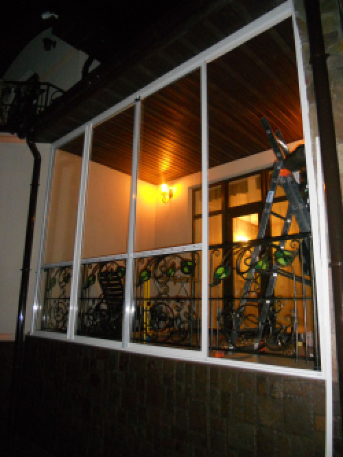 розсувні перегородки, розсувні балкони, тераси фото 14