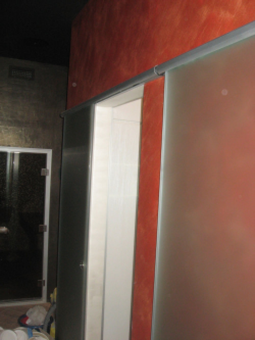 розсувні скляні двері фото 8