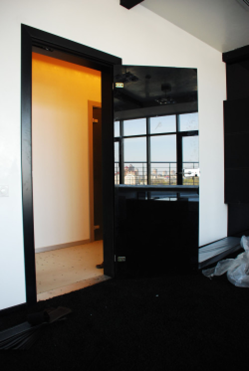 скляні двері, вхідні скляні двері фото 8