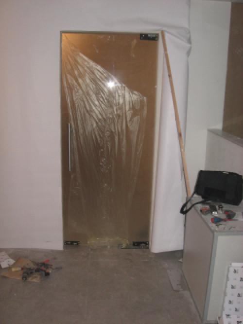 скляні двері, вхідні скляні двері фото 24