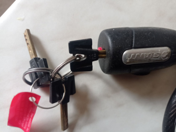 Велосипедный замок GIANT. Длина 150 см . фото 6