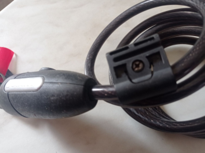 Велосипедный замок GIANT. Длина 150 см . фото 8