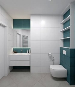 Дизайн ванной комнаты, раскладка плитки