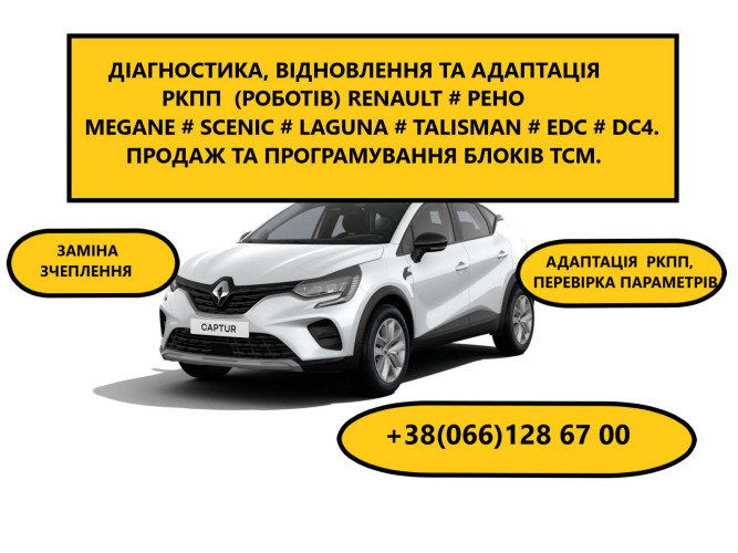 Ремонт РКПП  Рено Scenic Megane # EDC DC4 320103216R, 8201598556 