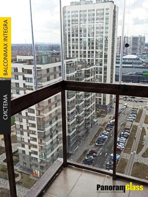 Засклення балкону, загартоване скло, панорамні вікна фото 4