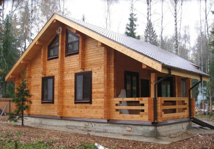 Будівництво будинків з дерева дерев'яний будинок дача альтанка лазня фото 2