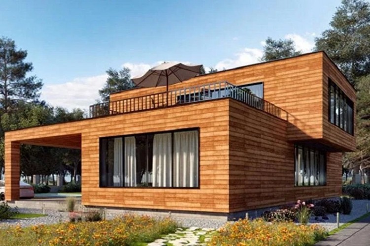 Будівництво будинків з дерева дерев'яний будинок дача альтанка лазня фото 6