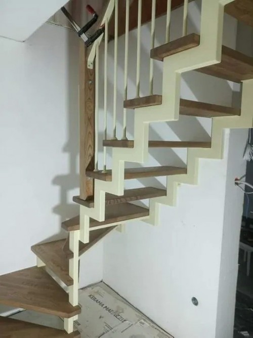 Сходи консольні, гвинтові металеві сходи, перила фото 6
