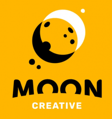 Логотип компании Moon Creative