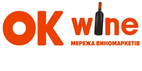 Логотип компанії OKwine, мережа виномаркетів
