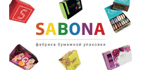 Логотип компании Sabona, фабрика бумажной упаковки
