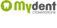 Логотип компанії Mydent, стоматологічна клініка