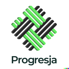 Логотип компанії Progresja